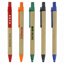 Environmental Friendly Recycled Paper Ball Pens Green Concept Eco Friendly Specialized Ballpoint Pens